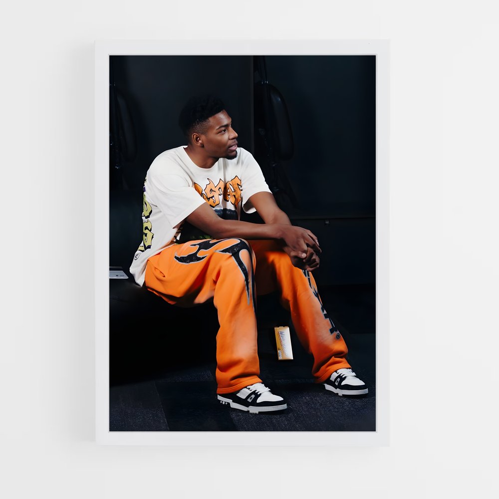 Poster Brandon miller – affiche Basketball (vue 3)